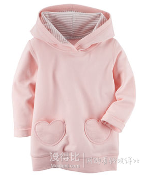 carters 卡特 女童休闲连帽卫衣