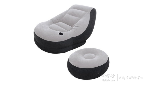 Intex Inflatable 植绒充气 懒人休闲沙发躺椅套装