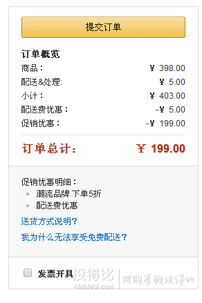 1折！Trendiano 男式 潮休闲毛领连帽拼接羽绒服外套  199元（398元，下单5折）