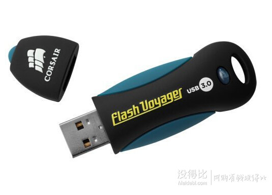 直邮到手210元！Corsair海 盗船 Flash Voyager 64g 三防 USB3.0闪存盘