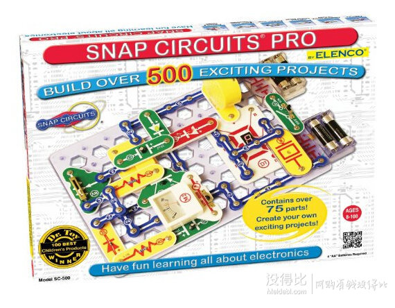 ELENCO Snap Circuits PRO SC-500 电阻拼接玩具