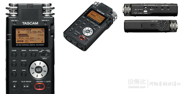 TASCAM DR-100MKII 手持录音机  