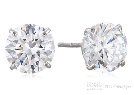 Swarovski Zirconia 施华洛世奇锆石 10k金耳钉