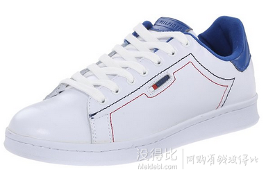 Tommy Hilfiger 女士真皮休闲系带板鞋