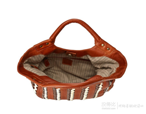 FRYE 弗莱 Tricia Weave Shopper 女士真皮手提单肩包