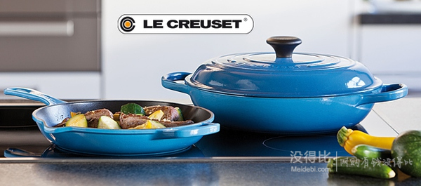 西餐必备！Le Creuset of America 搪瓷铸铁锅