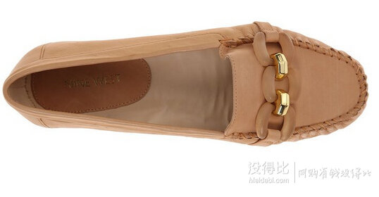 Nine West 玖熙 Bdaygirl Leather 女士真皮平底鞋