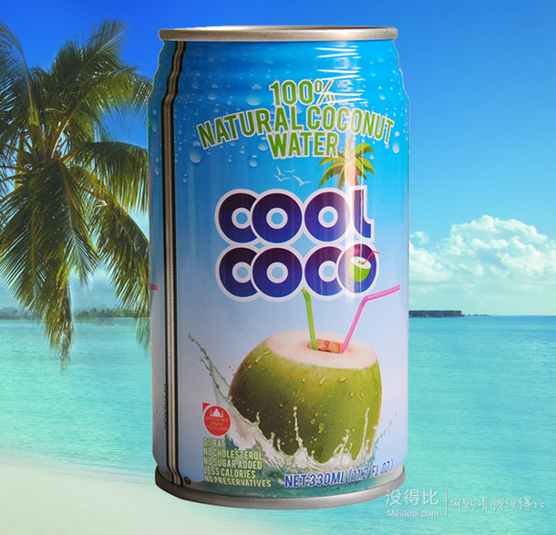 cool coco 可口耶 椰子水 330ml*24 51元(99元,199-100)