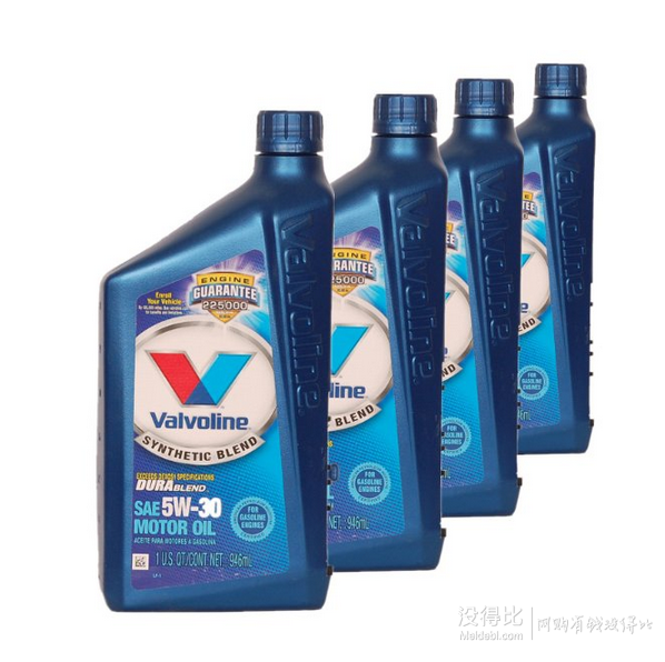 Valvoline 胜牌 DURA BLEND 星驰 5W-30 合成机油 946ml*4桶  178元包邮