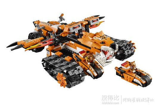 lego乐高chima气功传奇洗神虎部落的超级战车基地70224