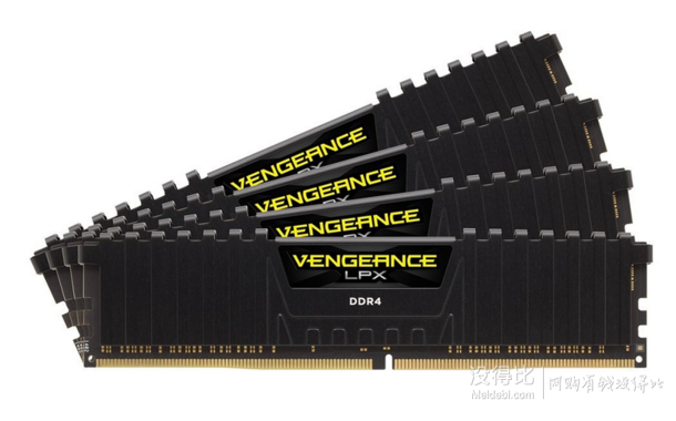 直邮到手约1555元！CORSAIR 海盗船 复仇者 LPX DDR4 2666 32GB(8Gx4条) 台式机内存