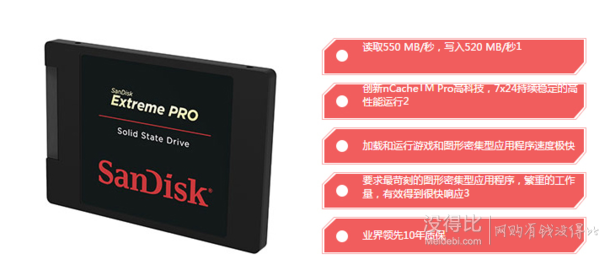 移动端：SanDisk 闪迪 Extreme PRO 至尊超极速 240GB SSD固态硬盘  697元包邮