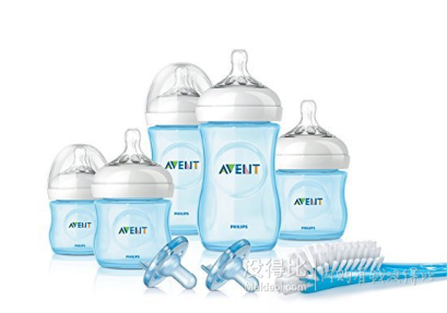 直邮到手约￥228！AVENT  新安怡自然原生奶瓶套装（125ml*3/260ml*2/奶瓶刷）2色