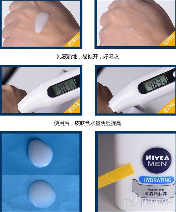 拼单5折！NIVEA 妮维雅 男士须后润肤露100g  24.5元（59元，可满199-100）