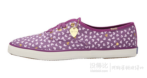 Taylor Swift梅梅同款！Keds 女款心形印花帆布鞋