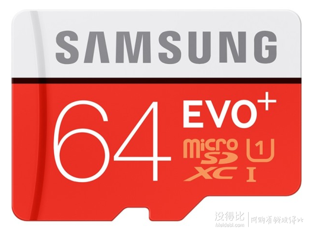 SAMSUNG 三星 64GB UHS-1 Class10 TF(Micro SD)存储卡（读速80Mb/s）升级版  117元