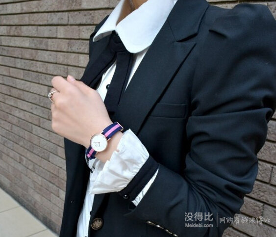 Daniel Wellington 0906DW 女士经典尼龙表带手表