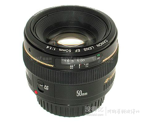 Canon 佳能 EF 50mm f/1.4 USM 定焦镜头  1899元