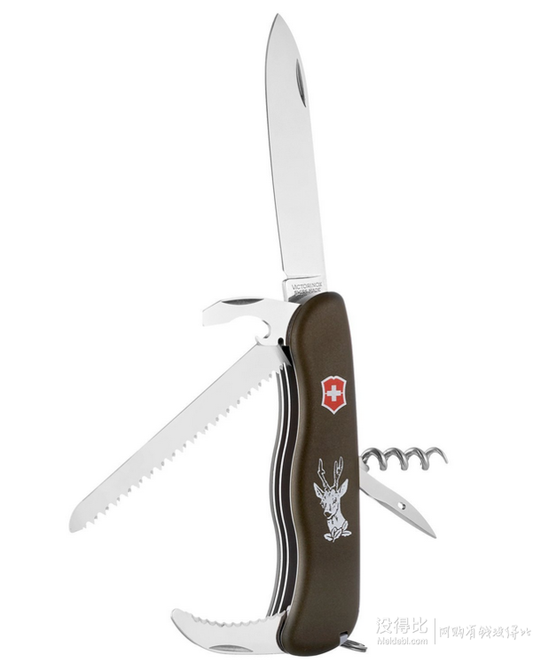 微信端： VICTORINOX 维氏 0.8873.4 狩猎者 瑞士军刀 折139.3元（209，买3免1+用券）