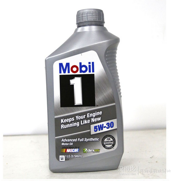 Mobil 美孚 美孚1号 发动机润滑油 5W-30 946ml*6支装  338元包邮（368-30）