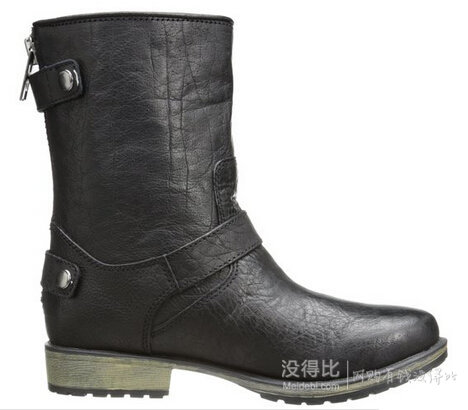 直邮好价！Skechers  斯凯奇 Locked In 2 Black 女士真皮靴 