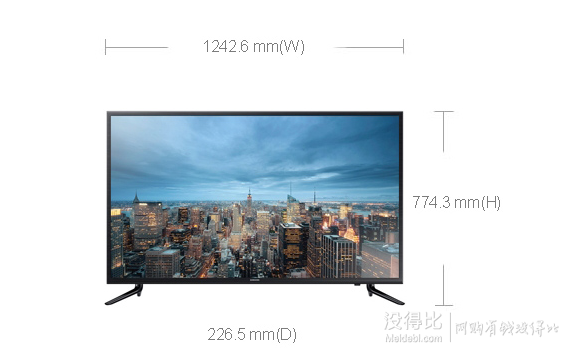  SAMSUNG 三星UA55JU50SW 55英寸 4K超高清智能电视  5199元包邮