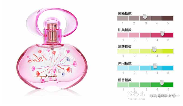 手机端！Ferragamo 菲拉格慕 新版蝶忆绽放 女士香水 30ml  折50元（99元，满199-100后）