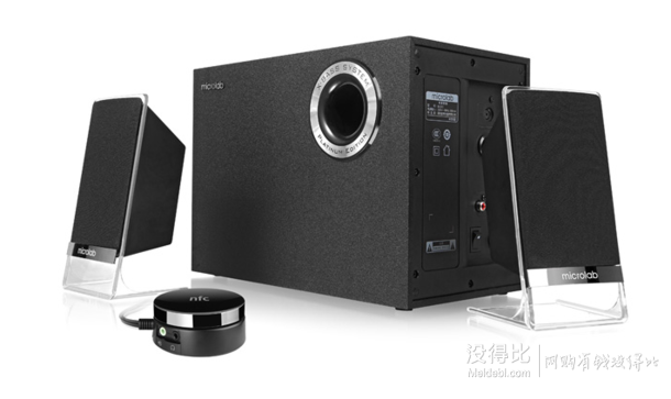 Microlab 麦博 M-200BT 多媒体音箱 铂金版（蓝牙、NFC） 279元包邮