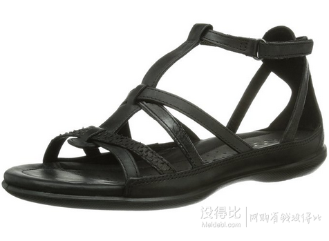 35码好价！Ecco 爱步 Flash Low Gladiator 女士真皮凉鞋