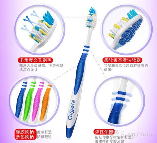 手机端！Colgate 高露洁  适齿 牙刷×12支 32.5元