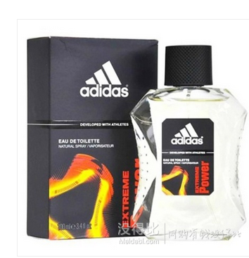 移动端！Adidas阿迪达斯 冰点男士香水 100ml