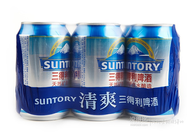 Suntory 三得利 清爽500ml×4听  8元（12元，59-20）