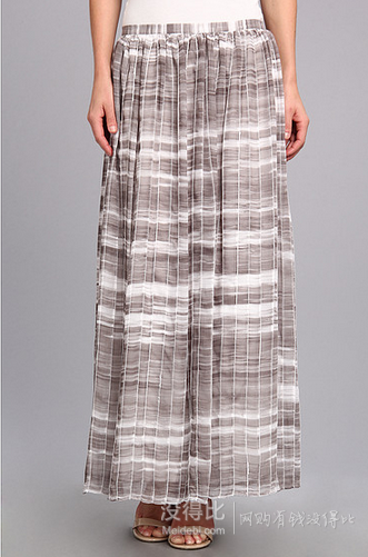 Calvin Klein 卡尔文·克莱恩 Print Pintuck Maxi 女士休闲长裙