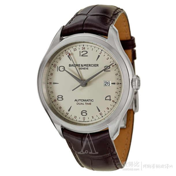 怒降$500美元！BAUME&MERCIER 名士 CLIFTON 男款机械腕表 MOA10112