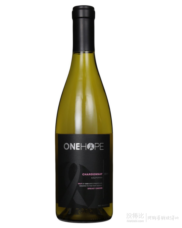 OneHope 一个希望 2013 加州霞多丽白葡萄酒 750ml  89元（99-10）