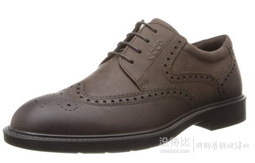 44码好价！Ecco 爱步 Atlanta Wing Tip Oxford 男款正装系带皮鞋