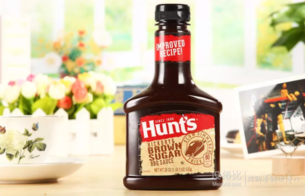 Hunt's 汉斯 烟熏风味红糖烧烤酱（调味酱）510g/瓶  10.9元