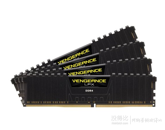 CORSAIR 海盗船 Vengeance LPX DDR4 2666 16GB 台式机内存（4G*4条）￥674+￥85直邮中国（约￥760）