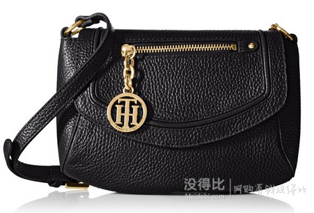 直邮好价！Tommy Hilfiger 汤米·希尔费格 Jerry 女士真皮小挎包