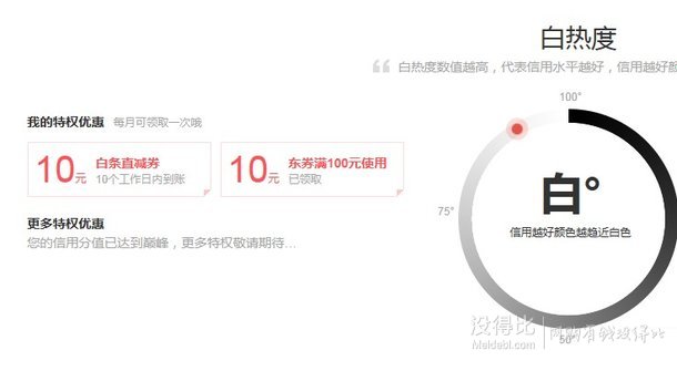 某东金融会员 10元白条直减券、100-10元全品类东券