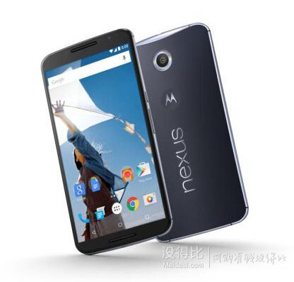 金盒特价！Motorola 摩托罗拉 Nexus 6  智能手机（高通骁龙805四核、1440*2560、3GB+32GB）