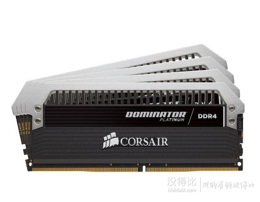 CORSAIR 海盗船 统治者铂金 32GB(4x8G) DDR4 2666 内存条 