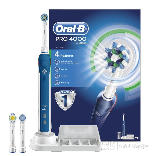 Oral-B 欧乐-B Pro 4000 充电式电动牙刷
