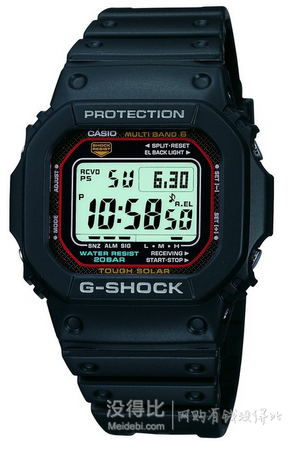 CASIO卡西欧G-SHOCK系列男士MULTIBAND 6动能电波手表GW-M5610-1JF