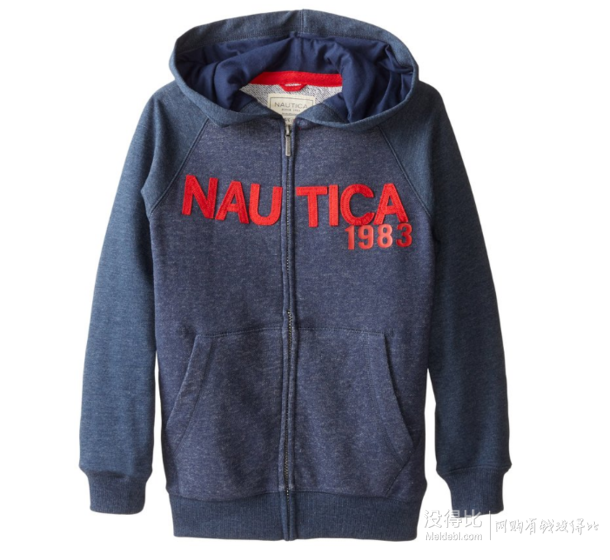 Nautica 诺帝卡 French 大童拉链卫衣