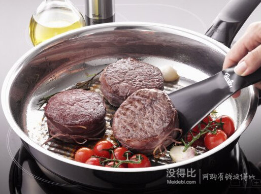 Fissler 菲仕乐 清巧型不锈钢酥脆煎锅 28厘米