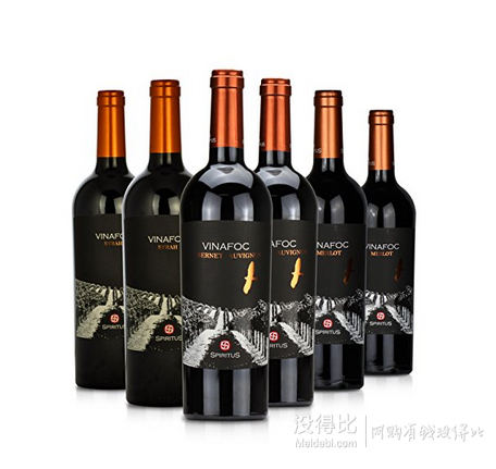 vinafoc 火葡园干红葡萄酒 750ml*6瓶