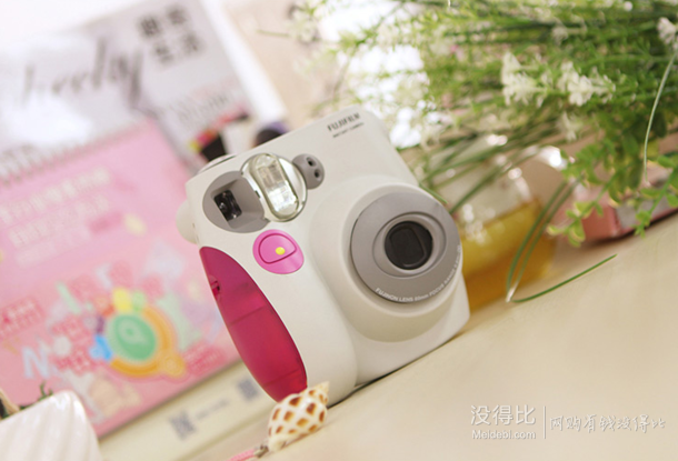 FUJIFILM 富士 趣奇（checky）instax mini7s相机 （粉色）  269元包邮（299-30）