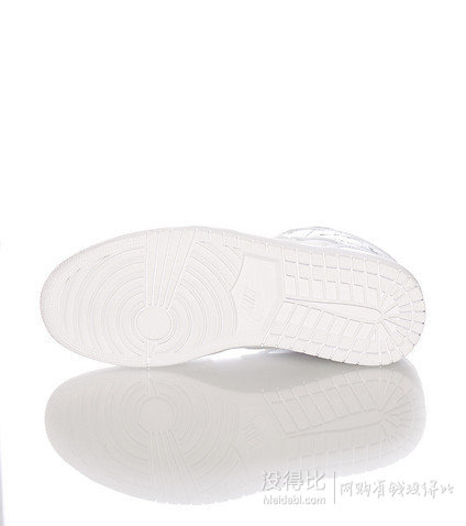 JORDAN 1 MID“White”男士慢跑鞋