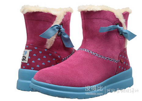 4色好价！UGG Knotty  少女款短筒雪地靴